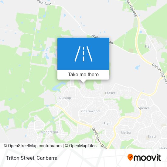 Triton Street map