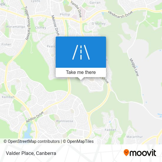 Valder Place map