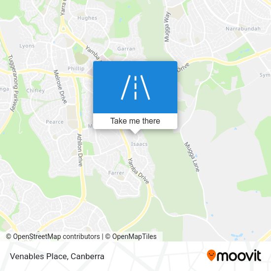 Venables Place map