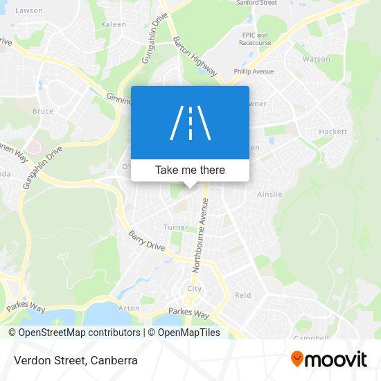 Verdon Street map