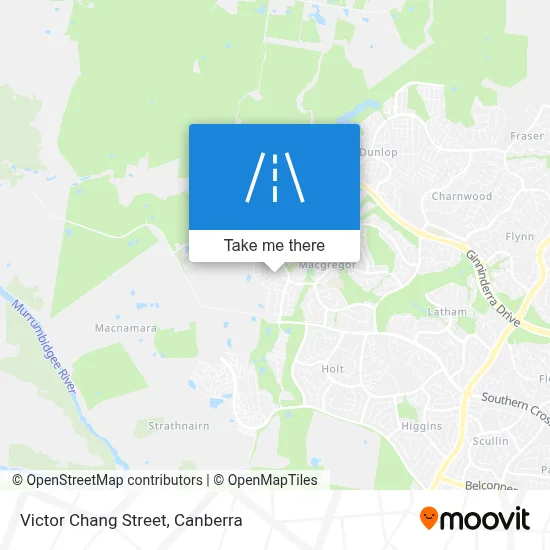 Mapa Victor Chang Street