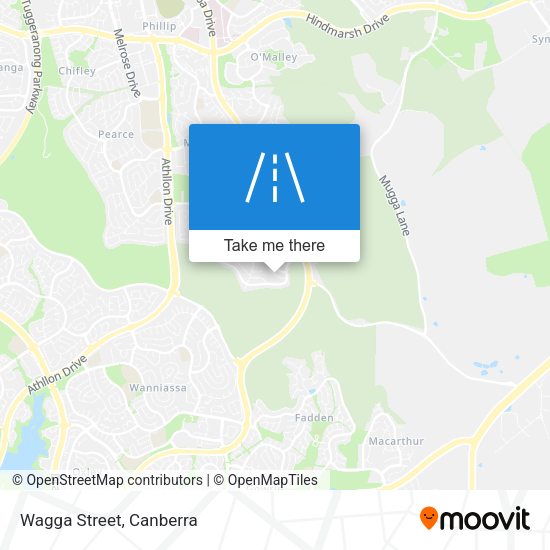 Wagga Street map