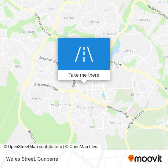 Wales Street map