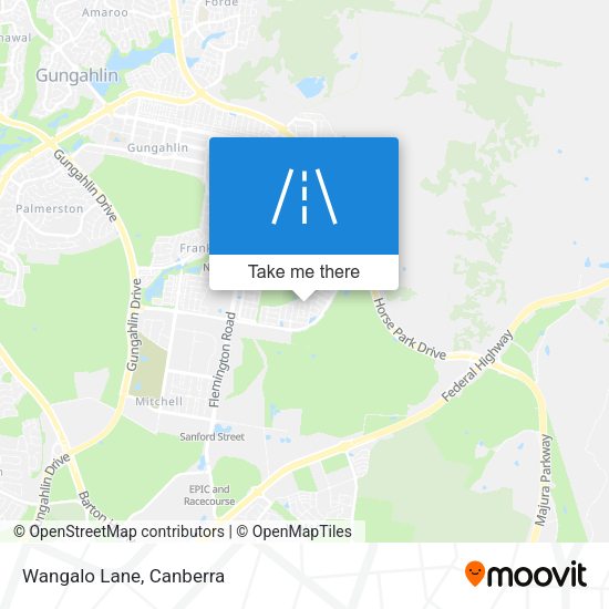Wangalo Lane map