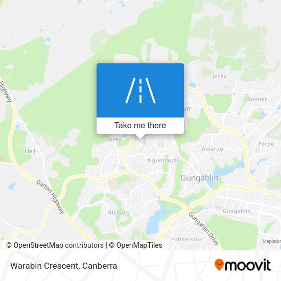 Warabin Crescent map