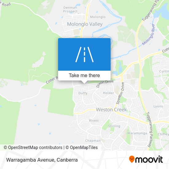Warragamba Avenue map