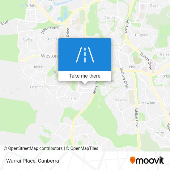 Warrai Place map