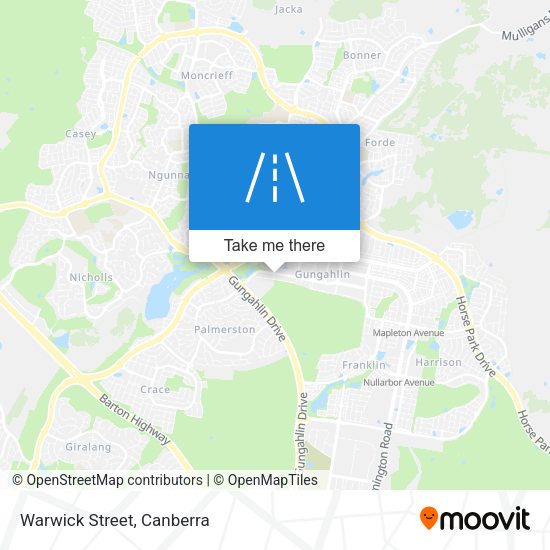 Warwick Street map