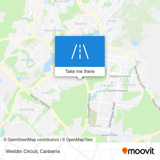 Weddin Circuit map
