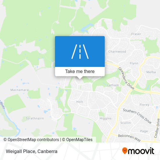 Weigall Place map