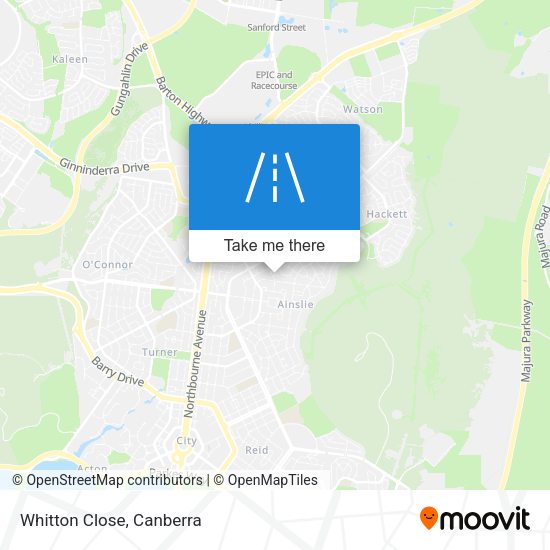 Whitton Close map
