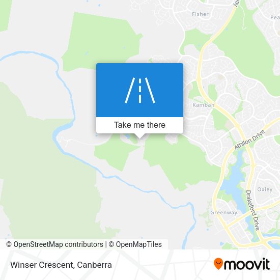 Winser Crescent map