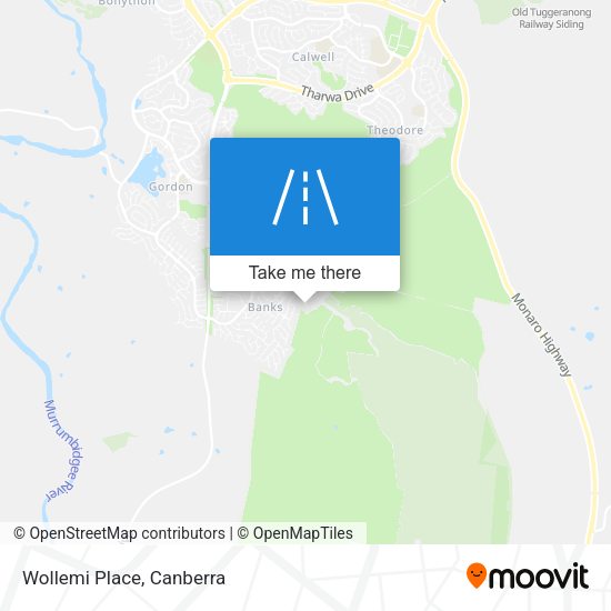 Wollemi Place map