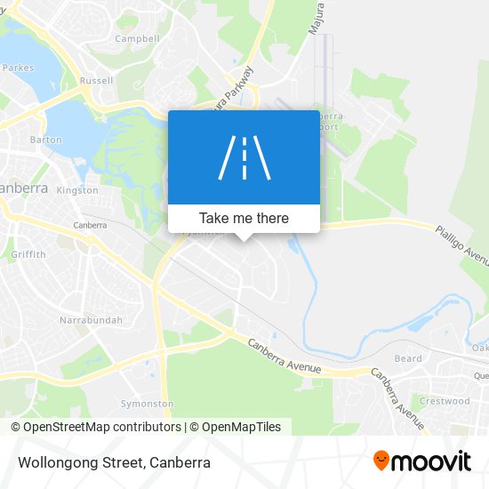 Wollongong Street map