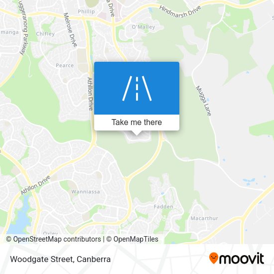 Woodgate Street map