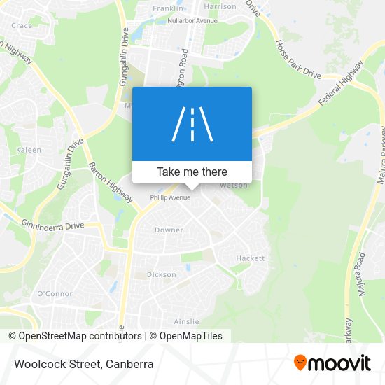 Woolcock Street map