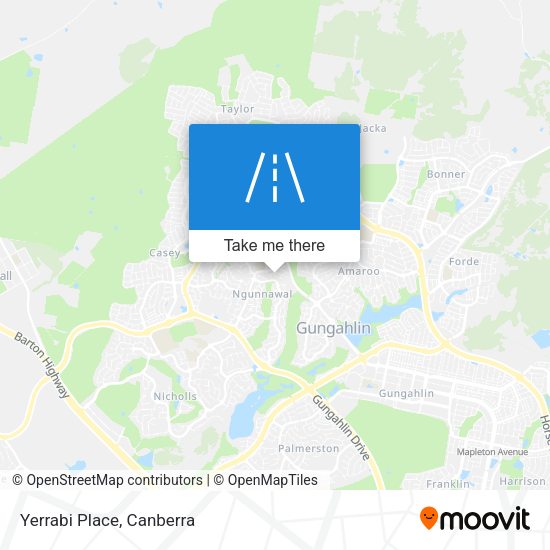 Yerrabi Place map