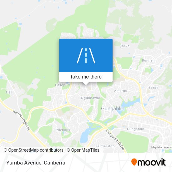 Yumba Avenue map