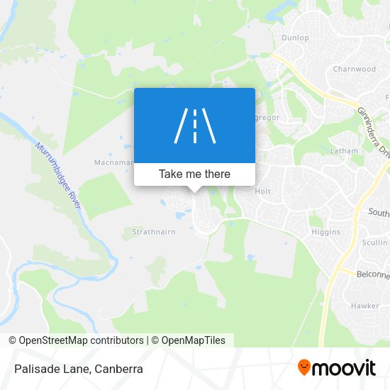 Palisade Lane map