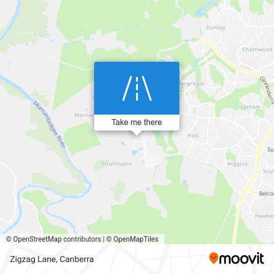 Zigzag Lane map