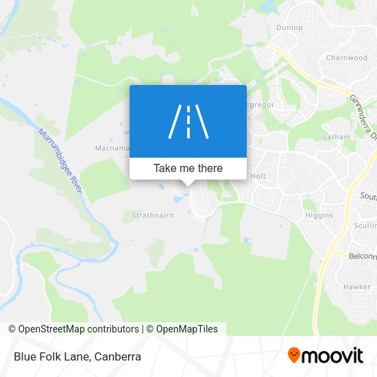 Blue Folk Lane map