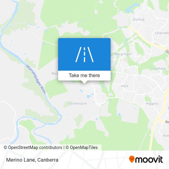 Merino Lane map