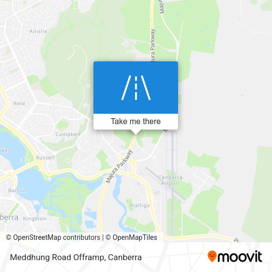 Meddhung Road Offramp map