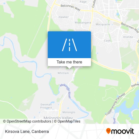 Kirsova Lane map