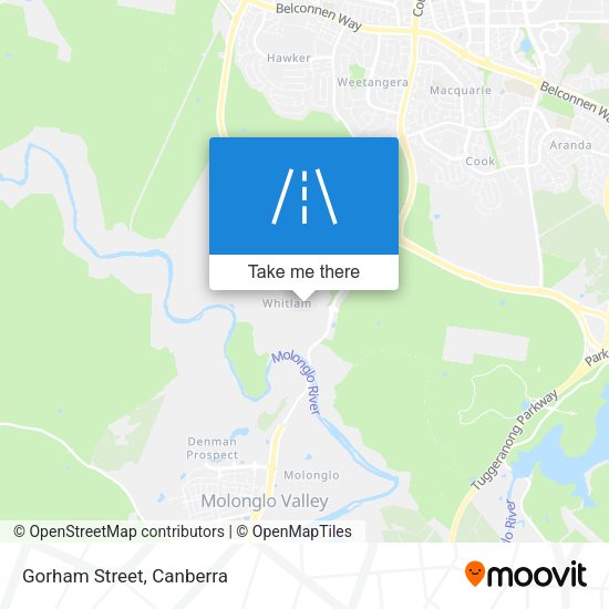 Gorham Street map