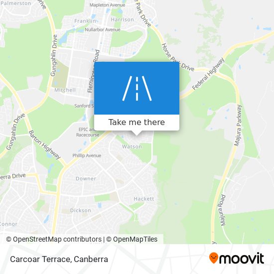 Carcoar Terrace map