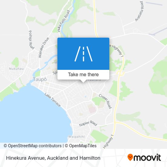 Hinekura Avenue map