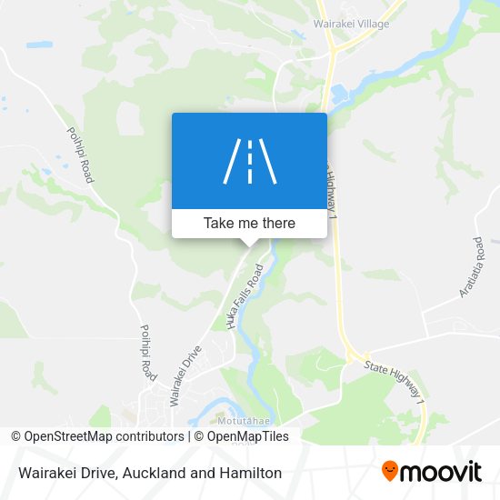 Wairakei Drive map