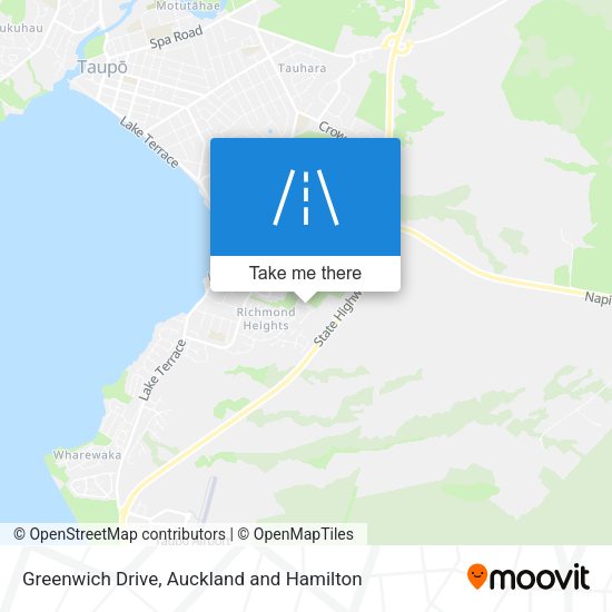Greenwich Drive map