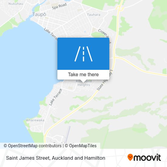 Saint James Street map