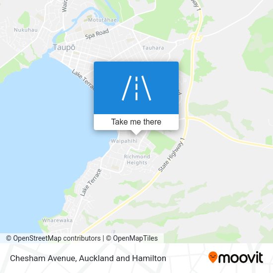 Chesham Avenue map