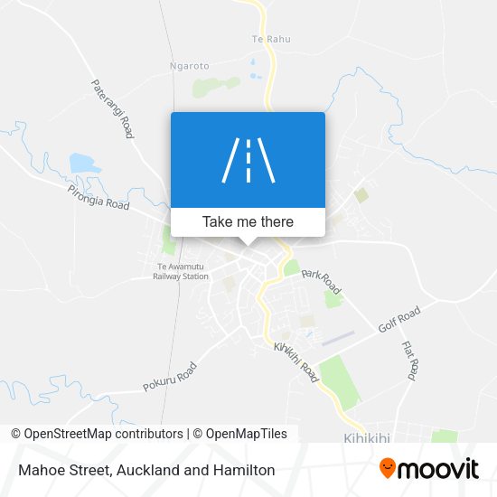 Mahoe Street map