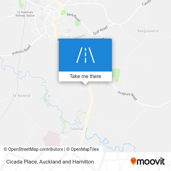 Cicada Place map