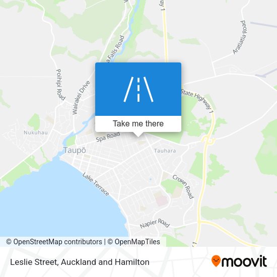 Leslie Street map