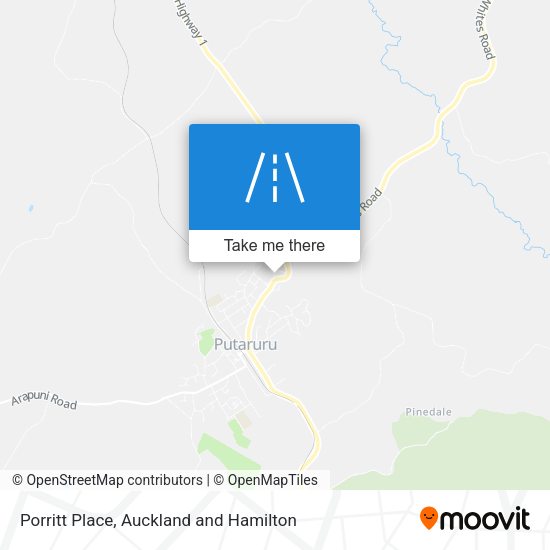 Porritt Place map