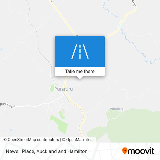 Newell Place map
