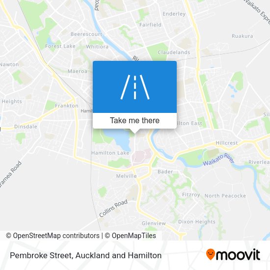 Pembroke Street map