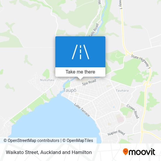 Waikato Street map