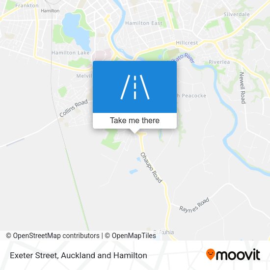 Exeter Street map