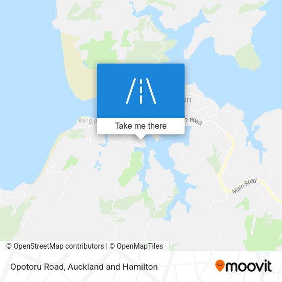Opotoru Road map