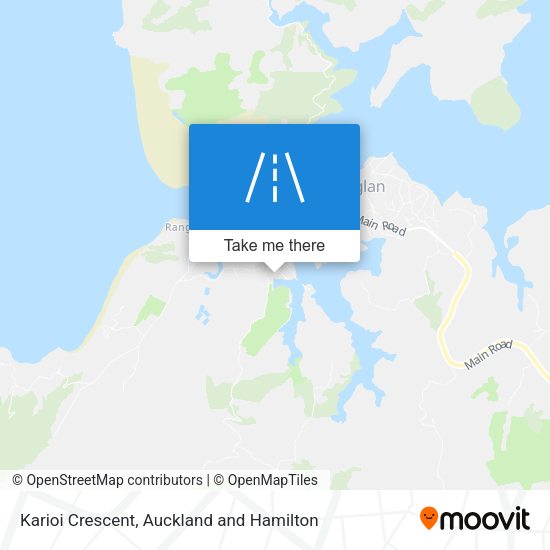 Karioi Crescent map