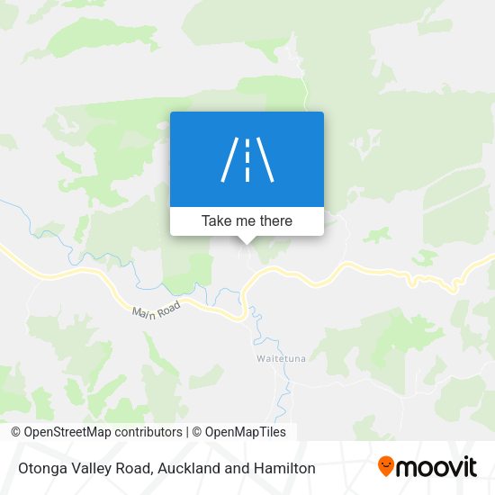 Otonga Valley Road map