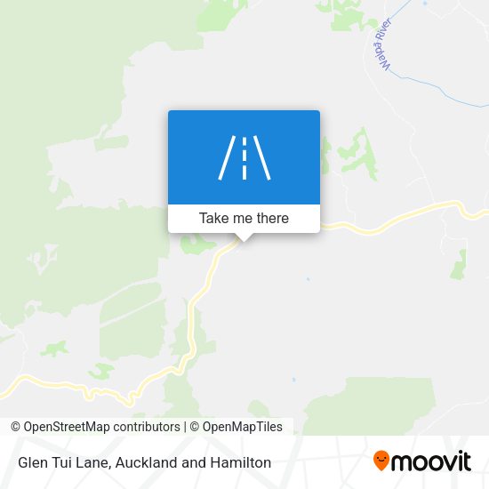Glen Tui Lane map