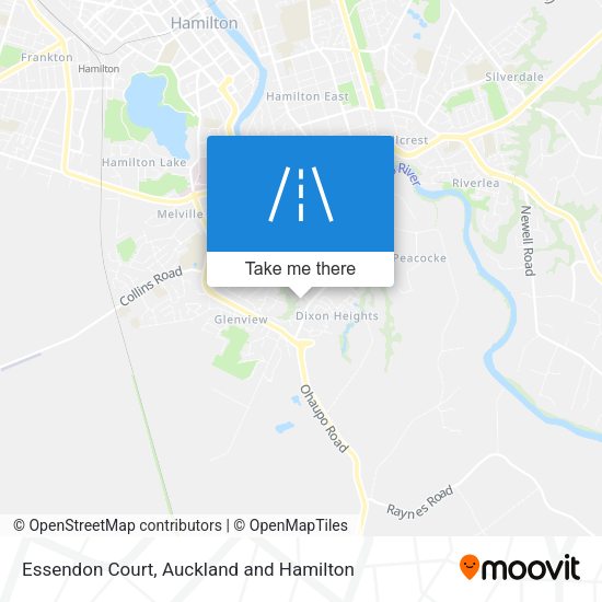 Essendon Court map
