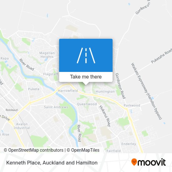 Kenneth Place map
