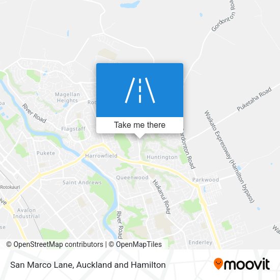 San Marco Lane map